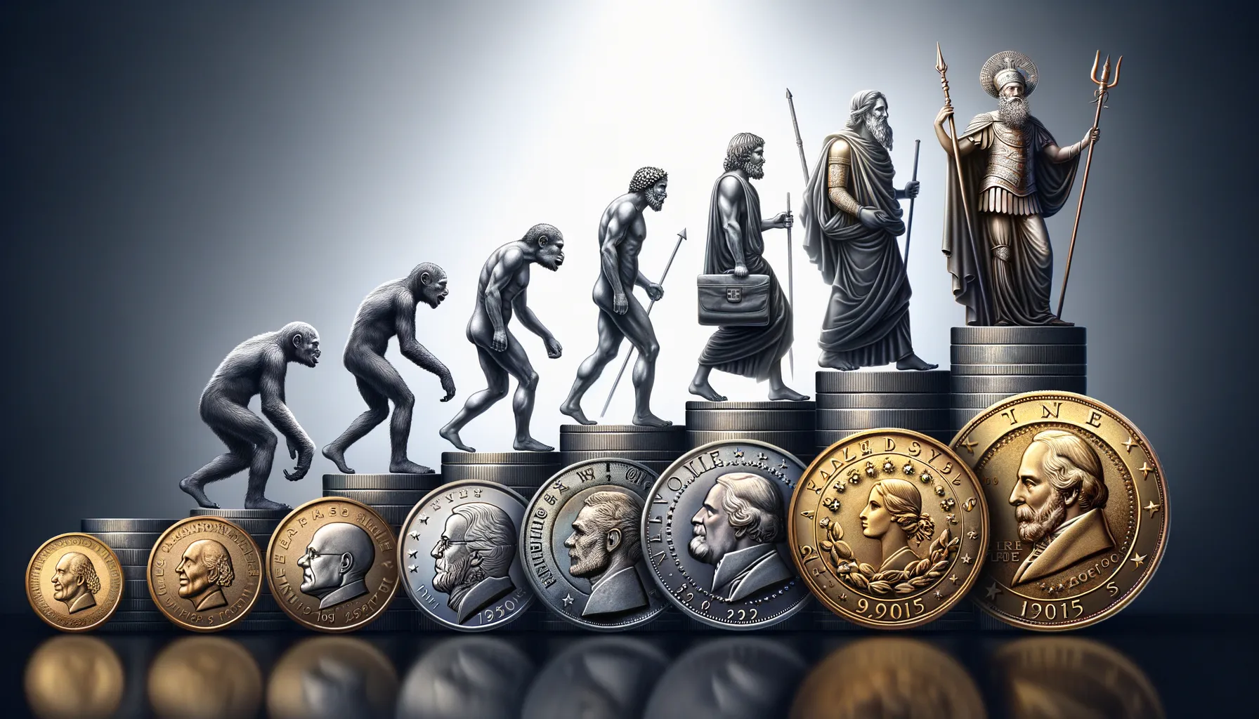 La historia detrás de las monedas y su evolución