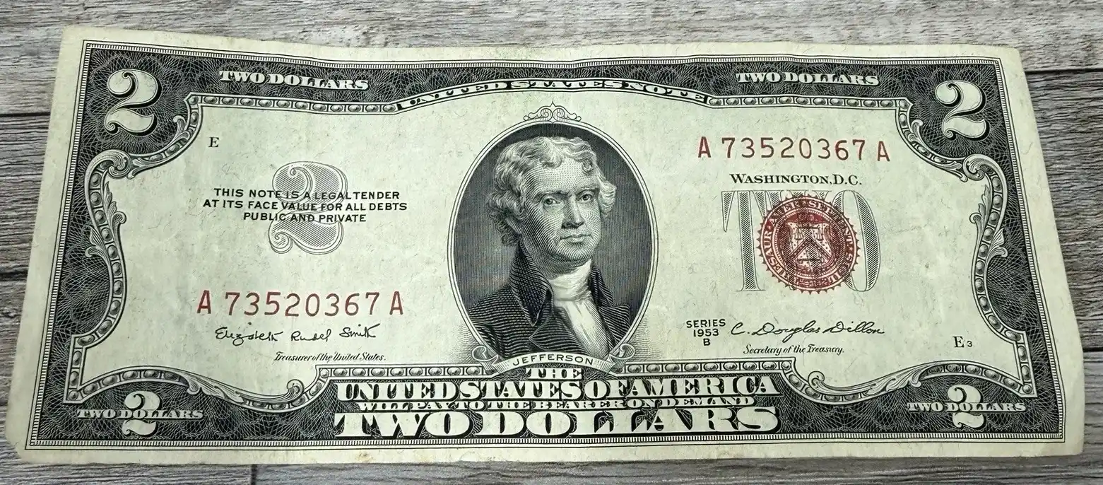 1953 2 Dollar Bill