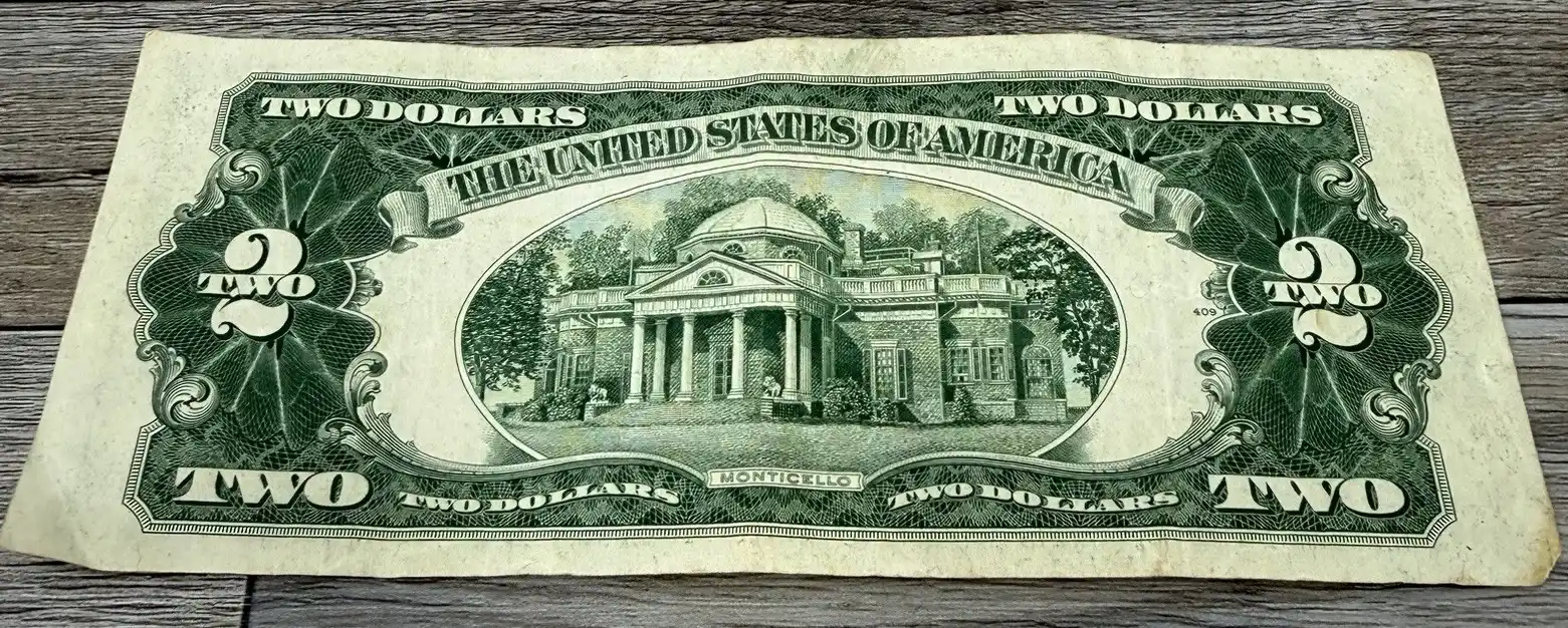 1953 2 Dollar Bill Series B